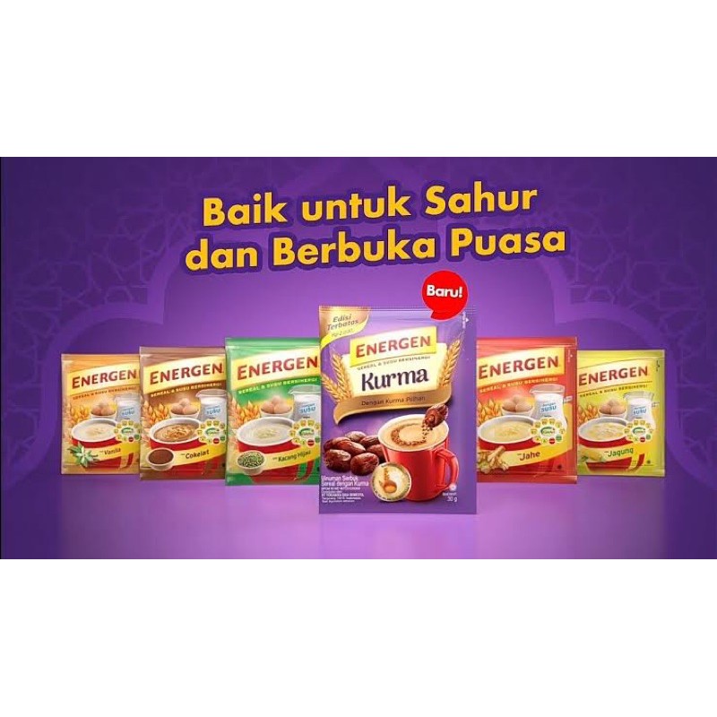 ENERGEN SACHET 30GR ALL VARIAN