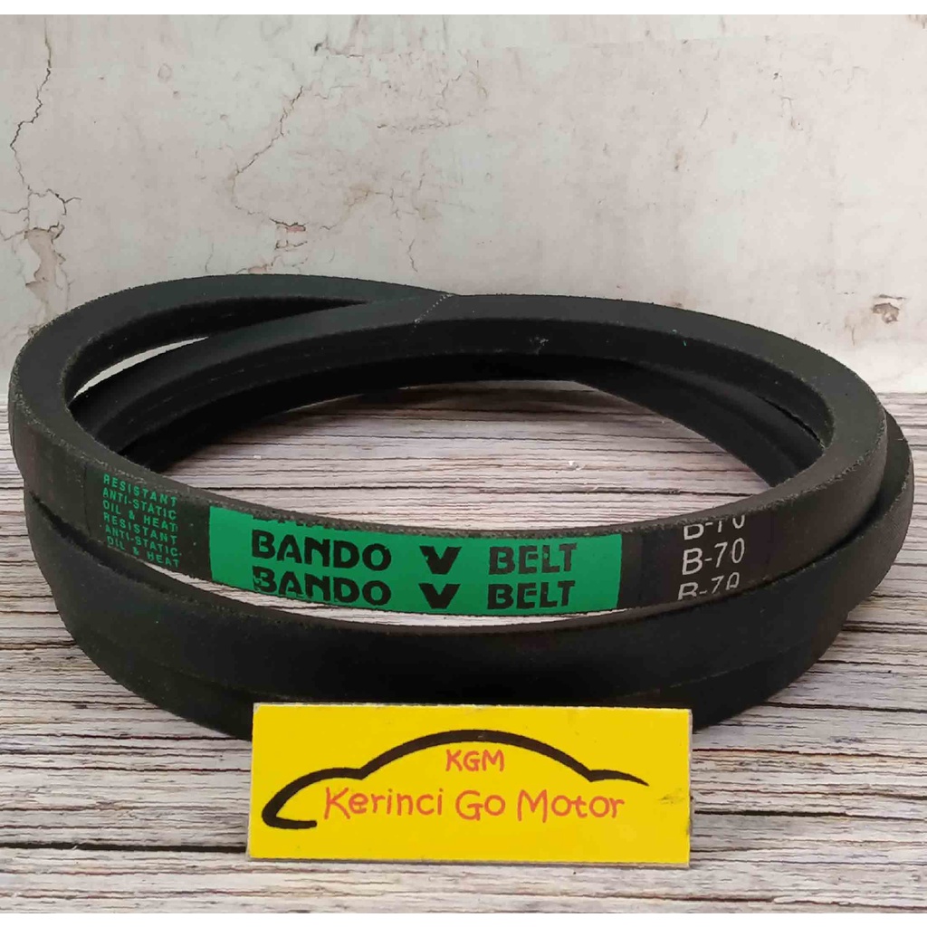 BANDO VAN BELT B-70 V BELT TALI KIPAS B70 FAN BELT VANBELT POLOS B-70