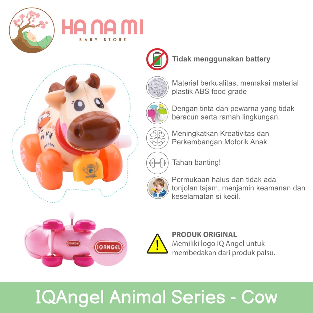 IQAngel Animal Series Cow, Giraffe, Lion, Octopus