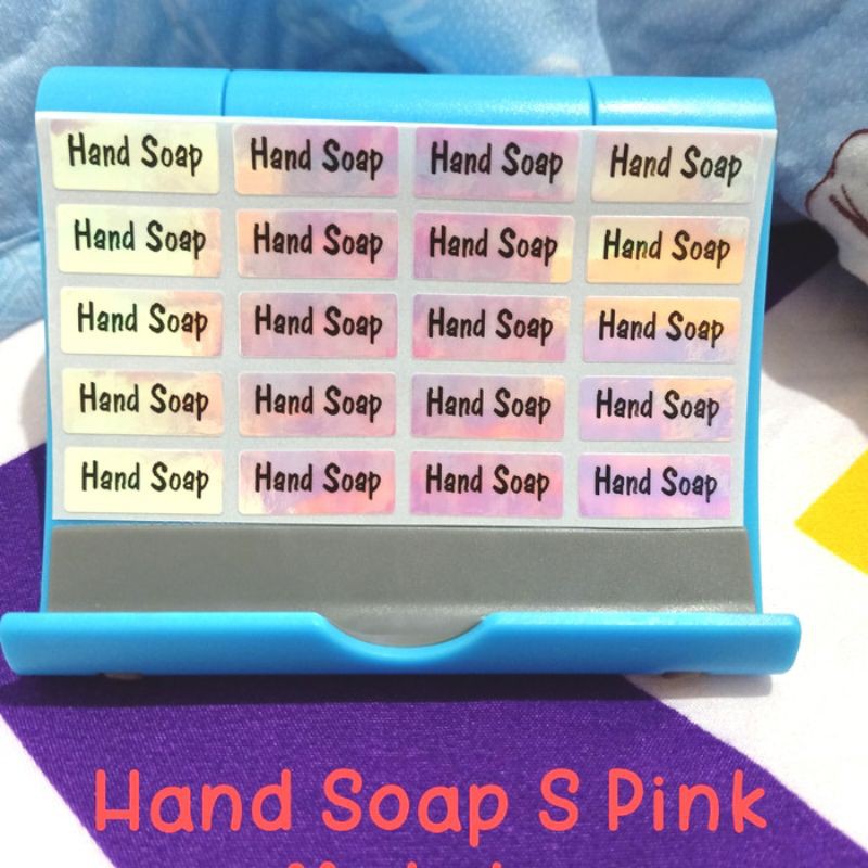 

Stiker Label Waterproof HandSoap Hand Soap size S isi 20 pcs