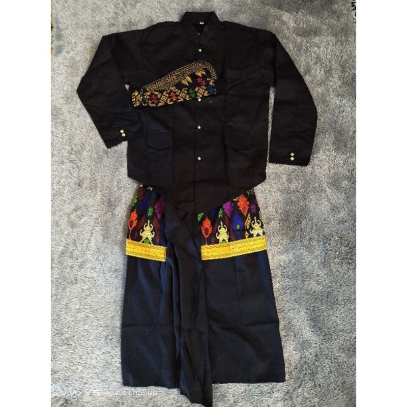 Baju adat anak laki-laki khas sasak lombok usia 1-12thn
