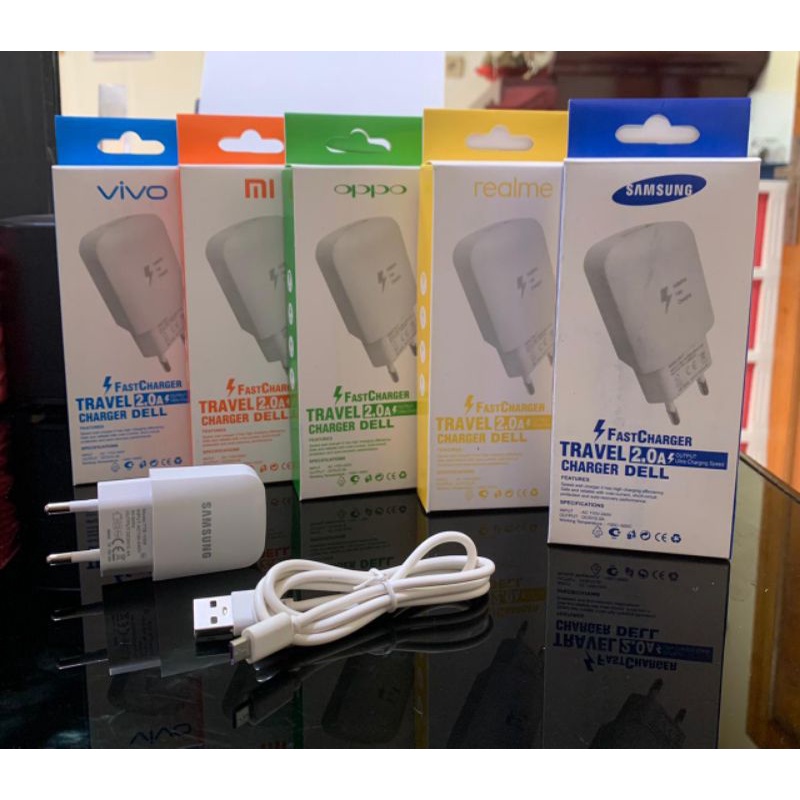 CHARGER DELL 2.0A MICRO USB SINGLE PORT TC BRANDED DELL REAL 1A