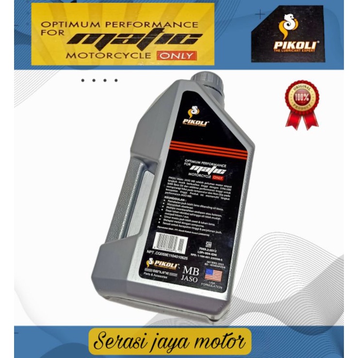 OLI PIKOLI 0.8 Liter Metic 10W30 AT / OLI PICOLY METIC 0.8L