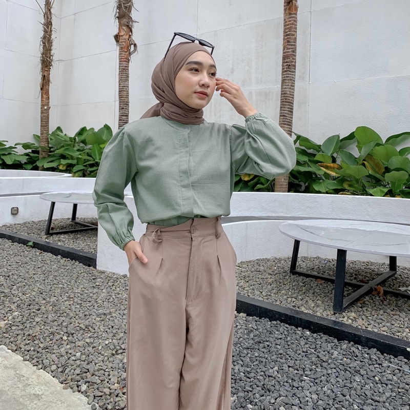 SHEINA SHIRT / KEMEJA BASIC / KEMEJA SIMPLE/ KEMEJA PUFFY