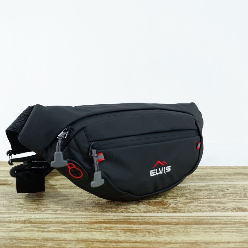 ELVIS OFFICIAL tas Selempang anti air pria  waistbag waterproof elvis - THOLIB