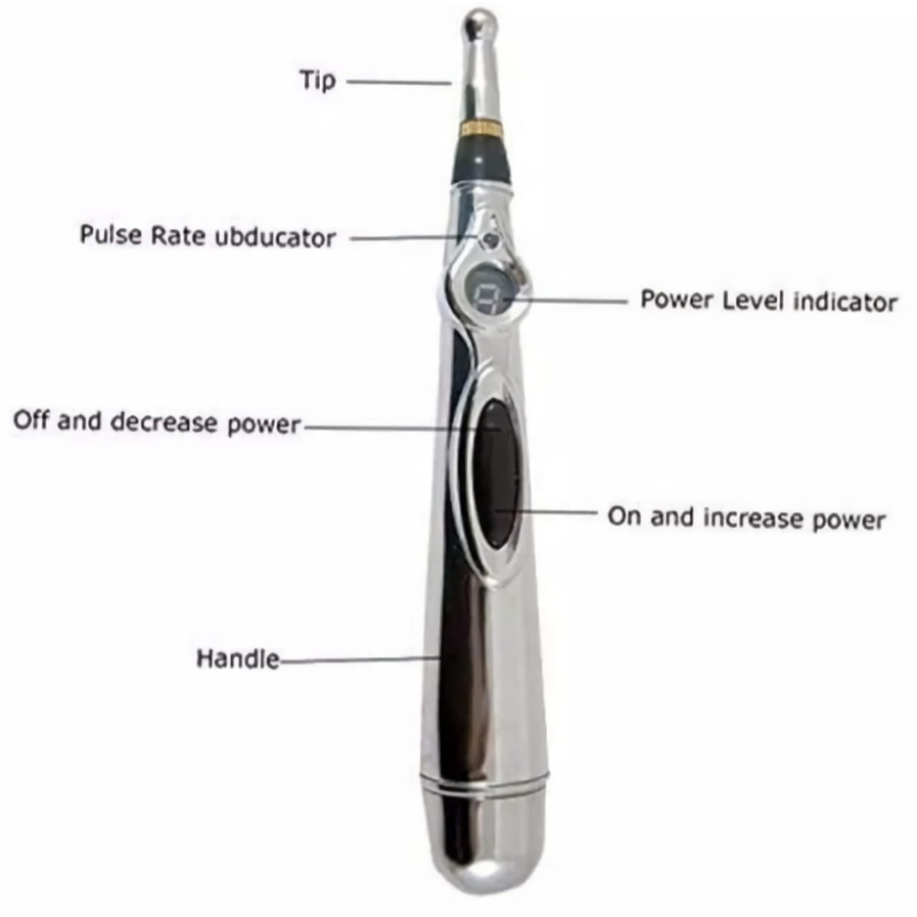 Alat Terapi Pijat Refleksi Pen Akupuntur Meridian Energy Elektrik Pen