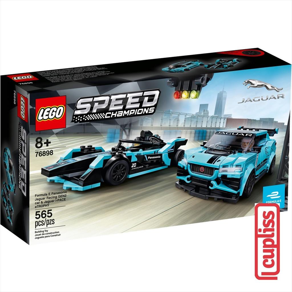 LEGO Speed Champions 76898 Jaguar Racing GEN2 and Jaguar I-PACE