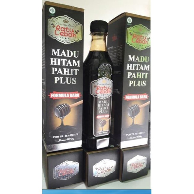 

Madu Hitam Pahit RATU LEBAH Plus Propolis