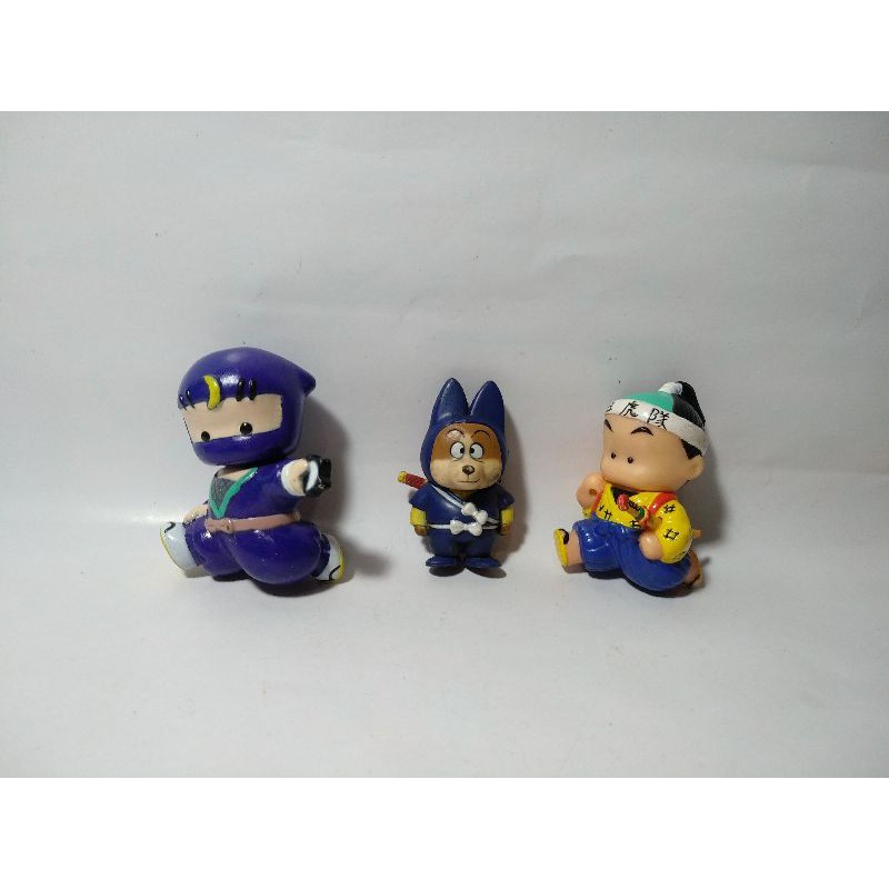 Japanese Ninja Jepang Hattori Kaitou Joker Samurai No Naruto Mcd Toys Rare P-man Fox Jadul Rubah