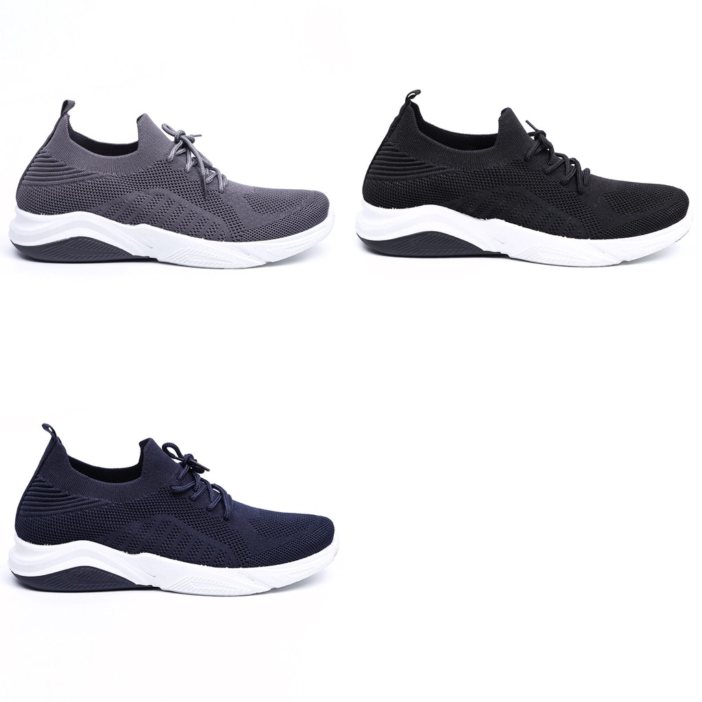 Sepatu Pria Canvas Sneakers Cowok Sport Shoes Olahraga Import Sepatu - E811