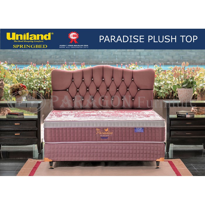 Spring bed Paradise PT 180x200 Avanta merah set - Uniland