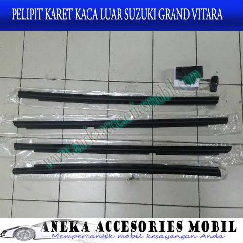 Pelipit Karet Kaca Luar / Pelipit Luar Kaca / Weather Strip Luar Suzuki Grand Vitara