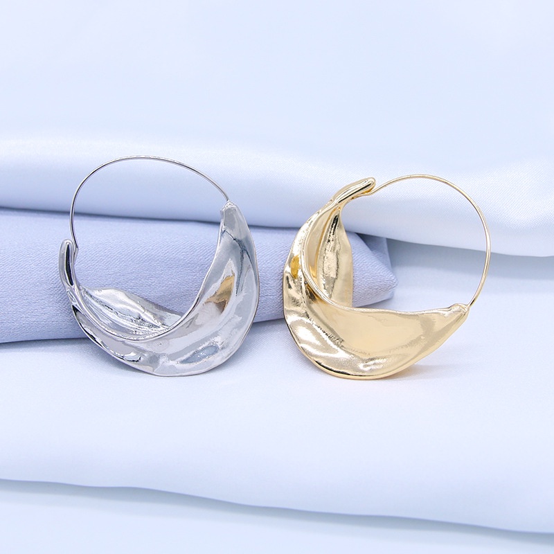 Anting Hoop Wanita Mewah Vintage Korean Style - Hoop Earrings Import