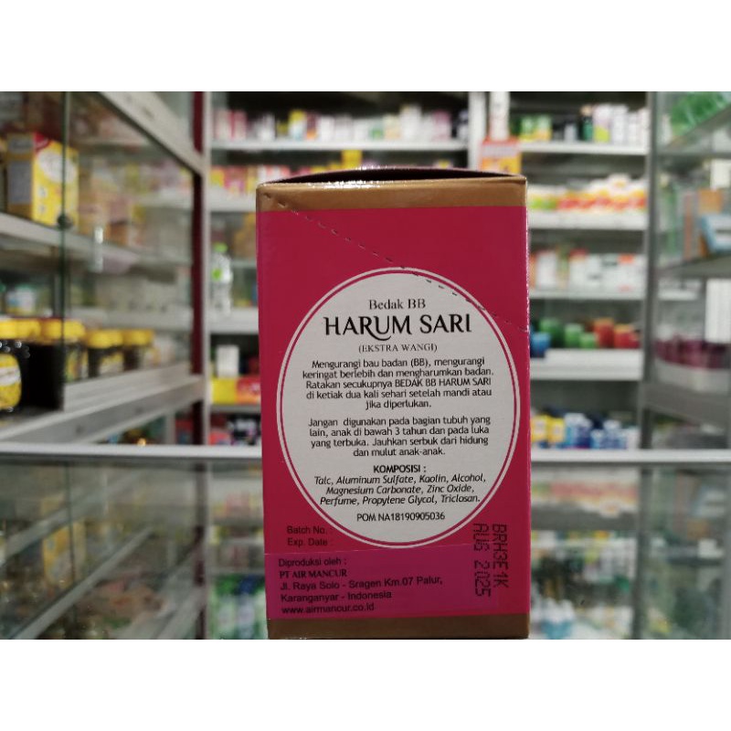 BEDAK BB HARUM SARI PER BOX @10 Sachet - ED 03/2027