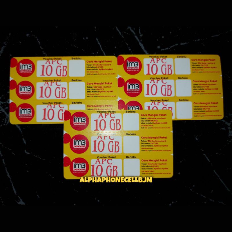 VOUCHER INDOSAT 11GB 30HARI