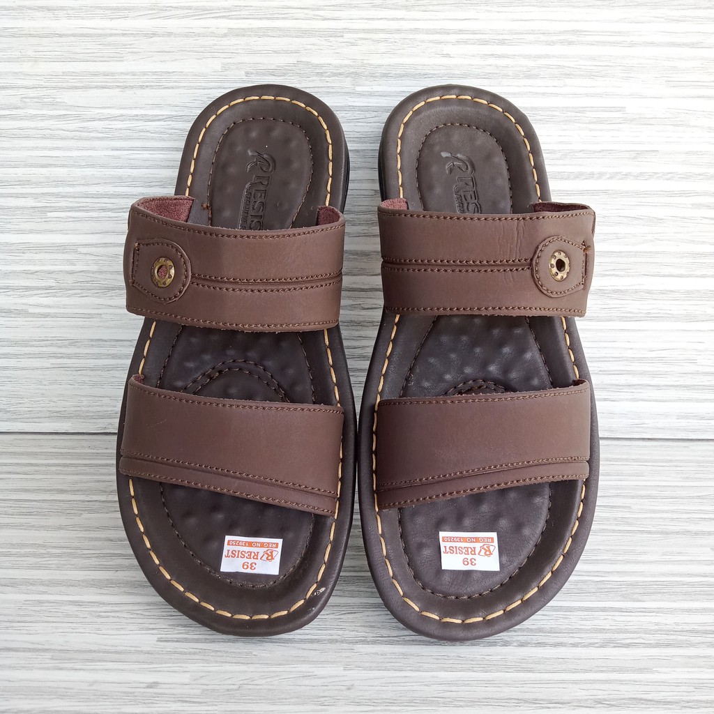 sandal kulit pria resist original sandal distro laki laki sepatu sendal pria wanita casual sendal pria fashions model terbaru sendal pria model terbaru untuk lebaran sandal outdoor sendal kulit tali dua pria terlaris