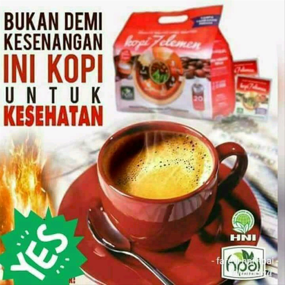 

Kopi Kesehatan HPAI 7 ELEMEN termurah di bandung Limited
