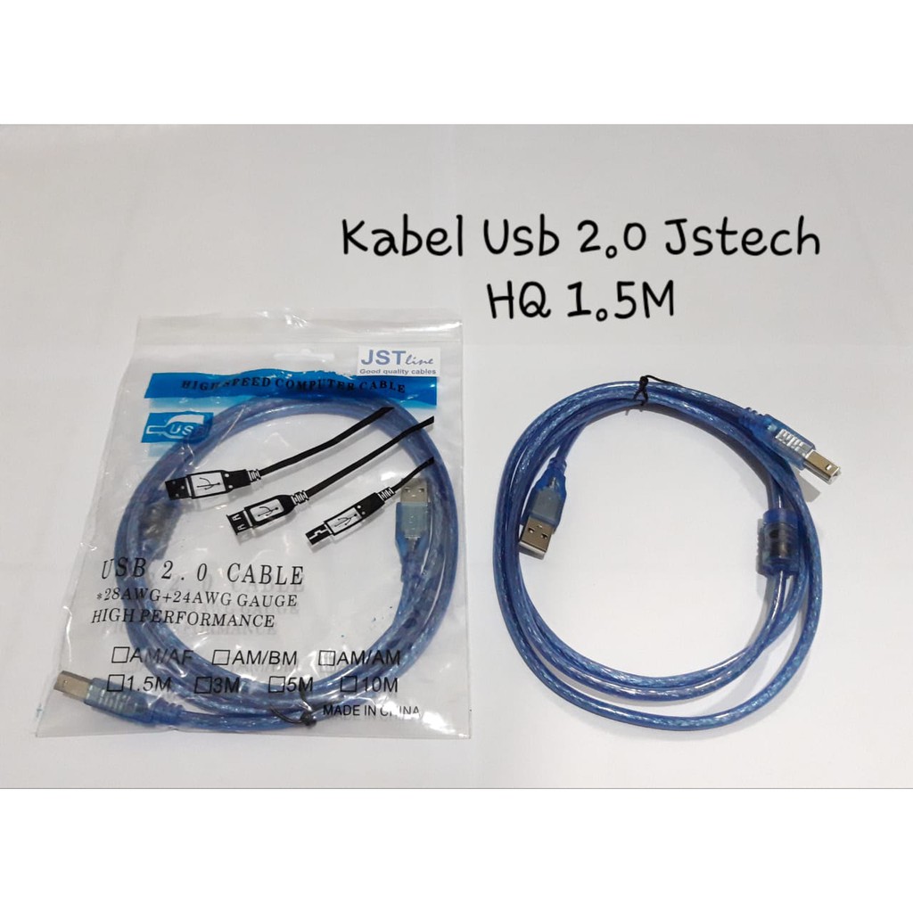 Kabel Usb 2.0 Printer High Quality JST Line 1.5m