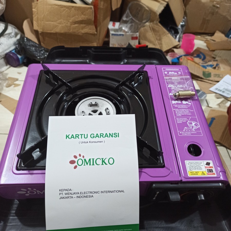 Kompor Portable Omicko 2 in 1 Kompor BBQ Gas Termurah Promo