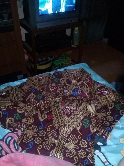 Qnunbatik Kemeja Batik Lengan Panjang Standard - 5l Narita Prodo