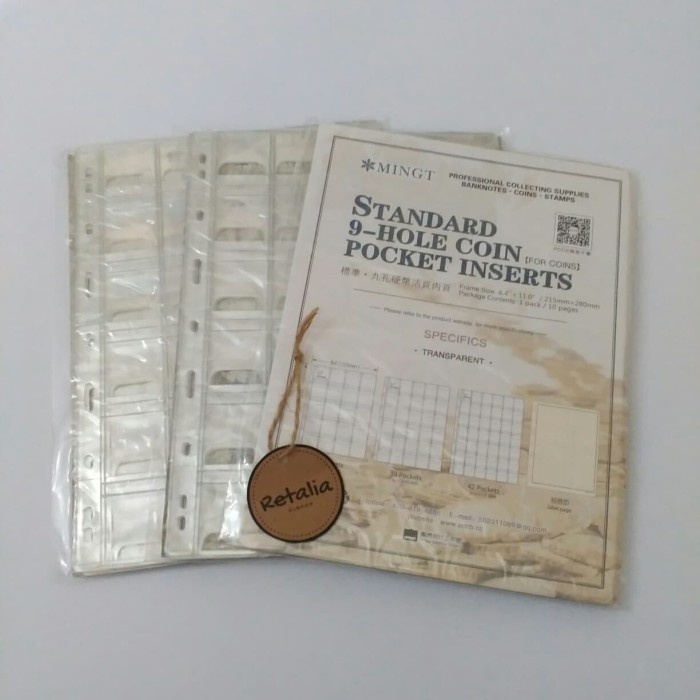 

Premium Refill Album Uang Coin 30 Pocket