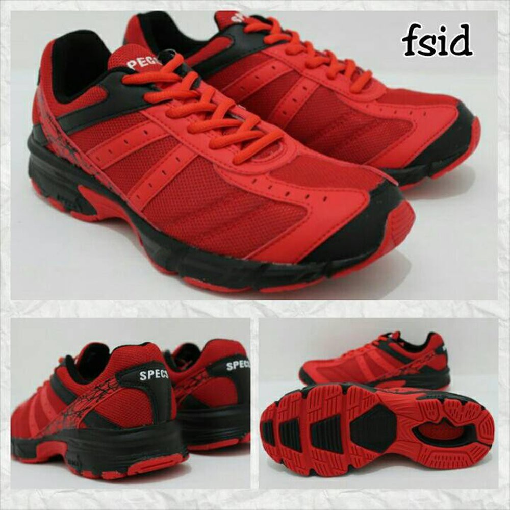 Sepatu Running Specs VINSON MASSIF   VISION RED BLACK 200410