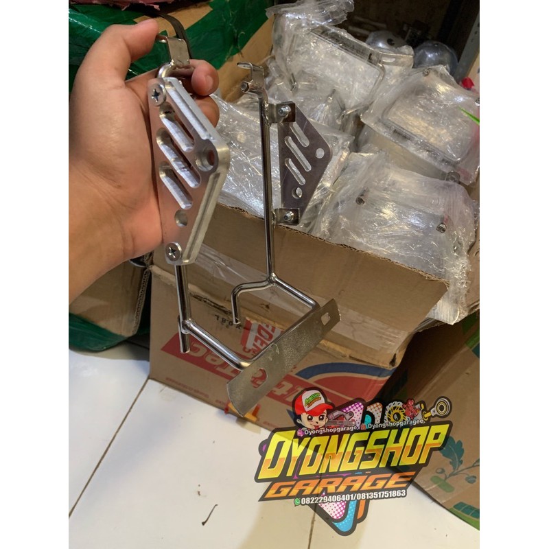 pangkon dudukan tralis lampu depan pesek pnp sok depan GL MAX/pro