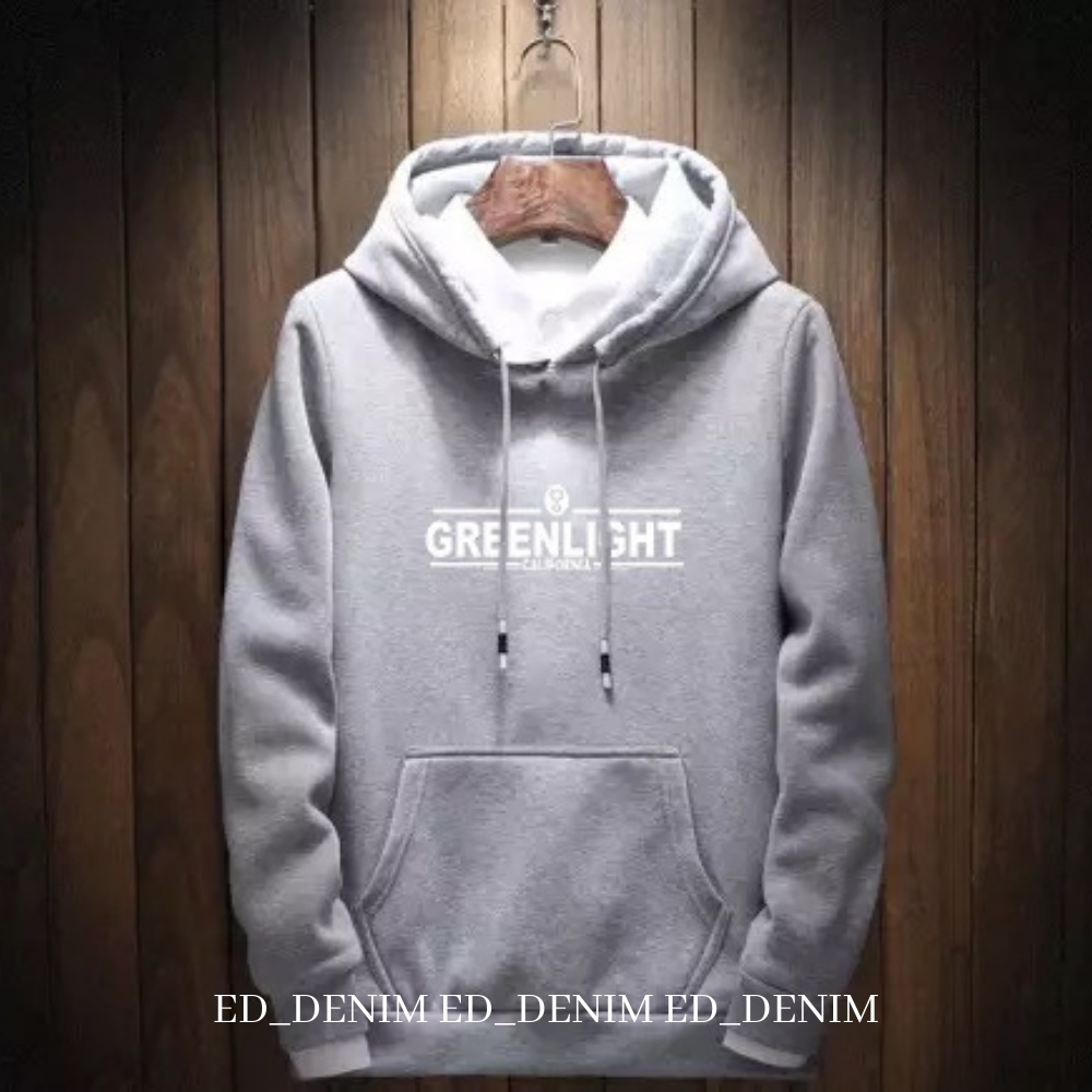 Greenlight Hodie Pria Wanita / Sweter Pria Jumbo M - 3XL / Sweater Pria Keren / Switer Cowok Hoodie Distro