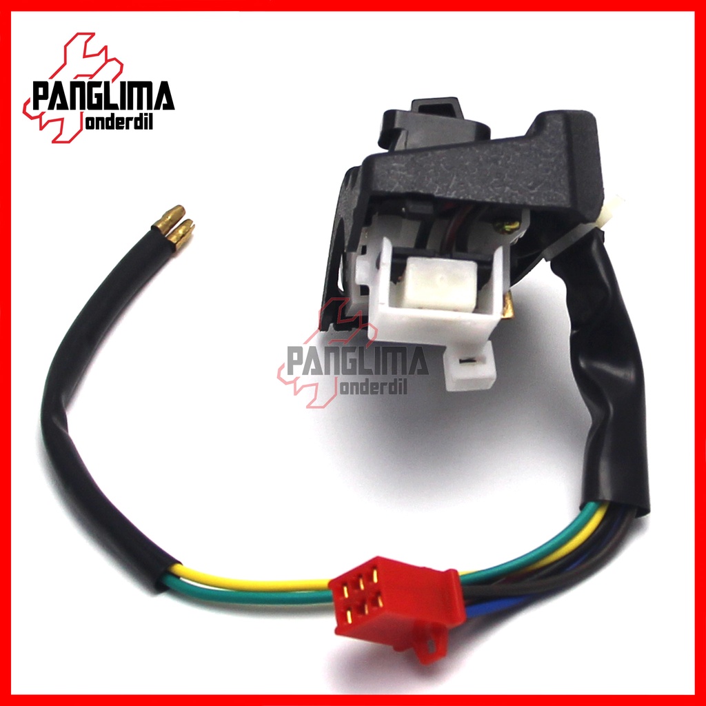 Handel Switch Kiri-Left Jupiter Z1-FI Handle-Hendle-Hendel-Holder Saklar Lampu Depan Dim-Sen-Sein-Klakson