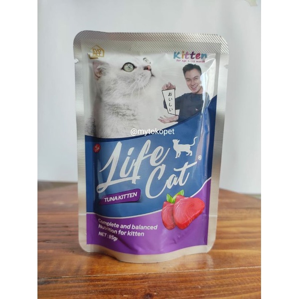 LIFECAT MAKANAN BASAH ANAK KUCING - KITTEN TUNA