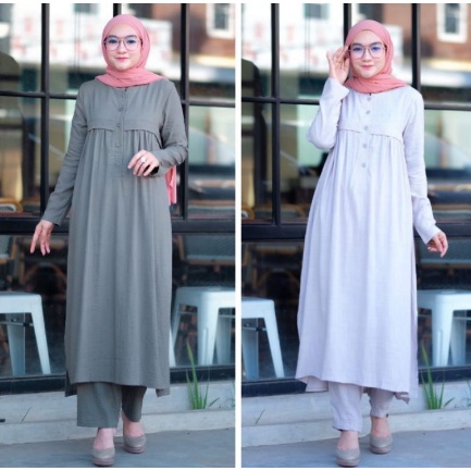 Set Long Tunik dan Kulot