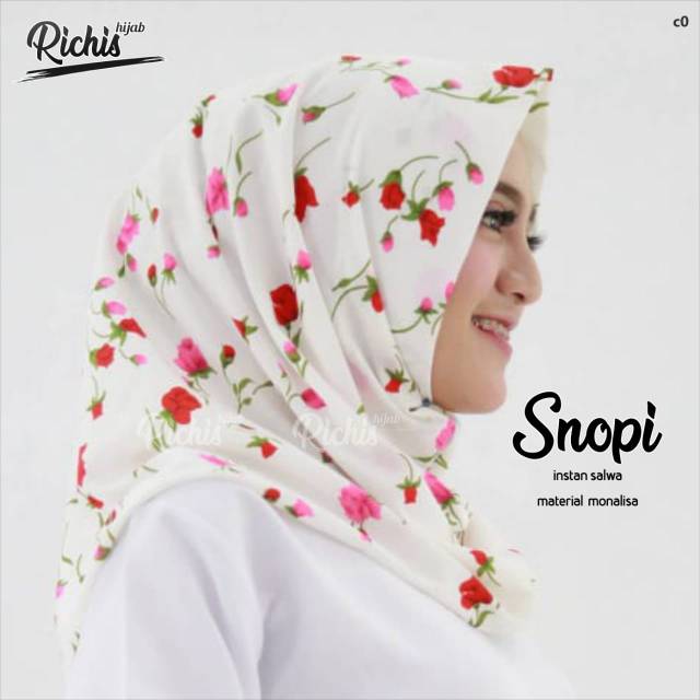 JILBAB INSTAN SALWA SNOPI