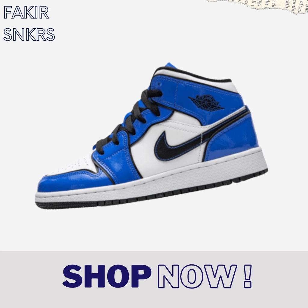 AIR JORDAN 1 MID ROYAL BLUE GS