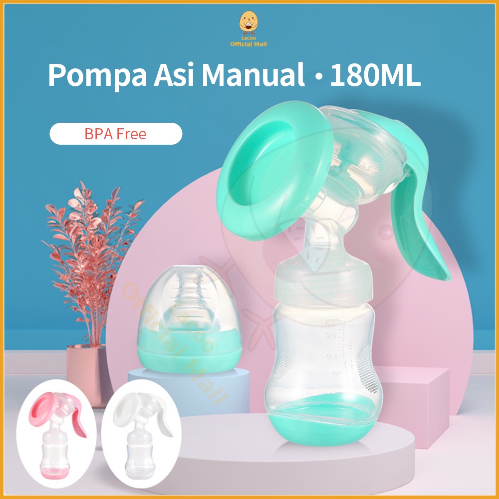 Lacoo Pompa asi manual Single breast pump 180ml BPA Free