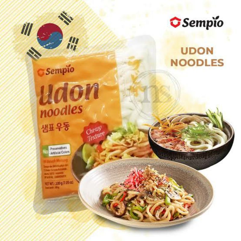 

(BEST SELLER) SEMPIO FRESH UDON NOODLE Mie Jepang