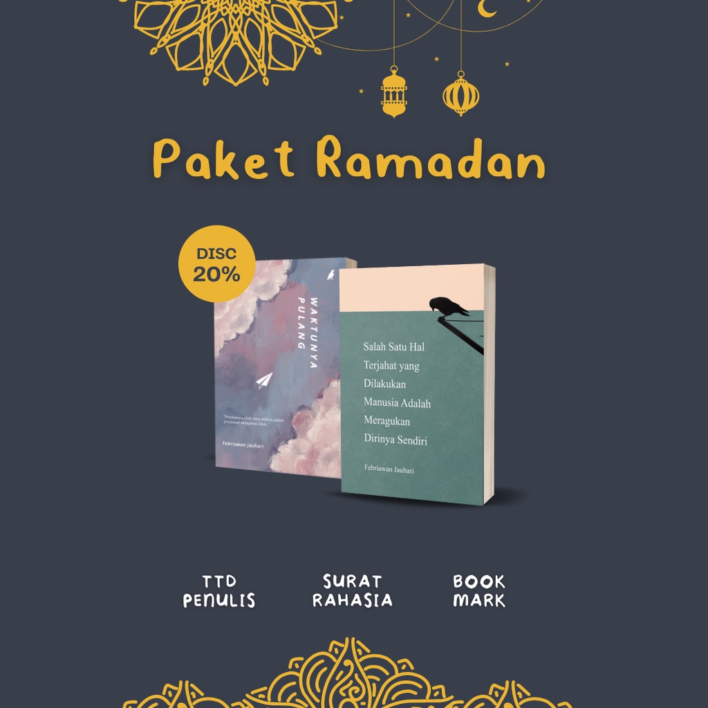 Paket Ramadhan (Buku Waktunya Pulang + Meragukan Diri)