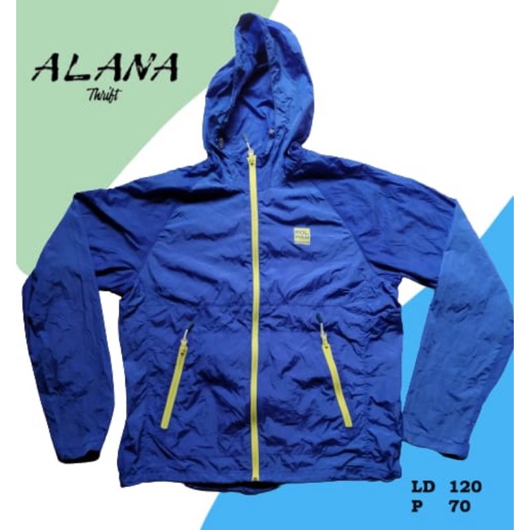 Jaket Running Parasut (Second) Original POLHAM