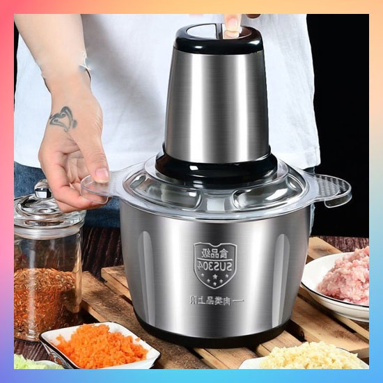 Chopper Blender daging penggiling Meat Blender Elektrik Stainless Steel