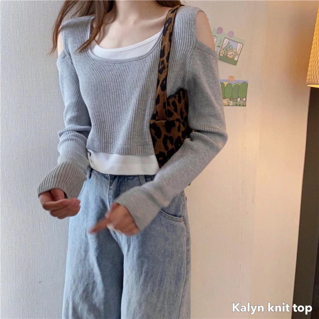 Kalyn knit top -Thejanclothes