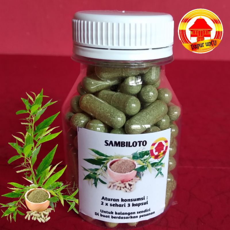 

Kapsul SAMBILOTO.100 kapsul. ( di buat ketika ada pesanan, sehingga produk selalu baru..)