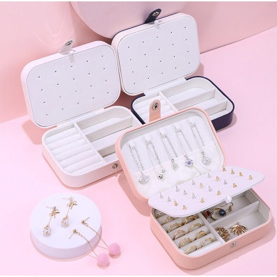 020 Tempat Perhiasan Travel Jewelry Anting Kalung Cincin Box Penyimpan 020