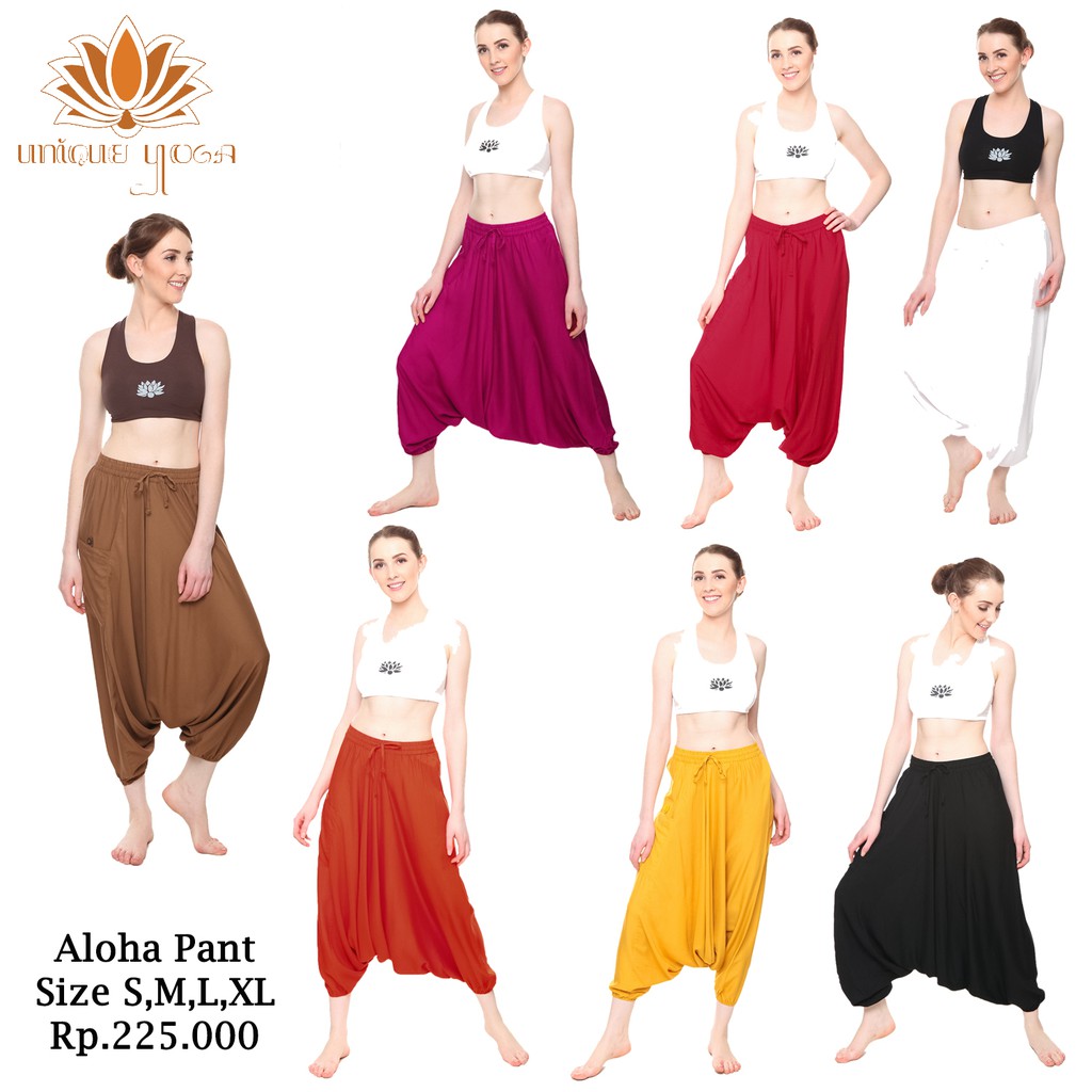 Aloha Pant Yoga / Celana Olahraga Wanita Murah Jakarta/ Celana Harem Yoga