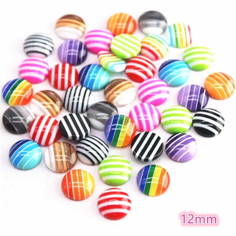 CIRCLE DOT RAINBOW GARIS BAHAN TOMBOL TASBIH DIGITAL