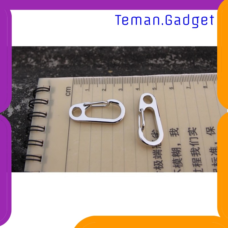 TG-ID014 MINI D-TYPE BUCKLE HANGING CARABINER KEYCHAIN EDC ALAT BANTU TALI B36