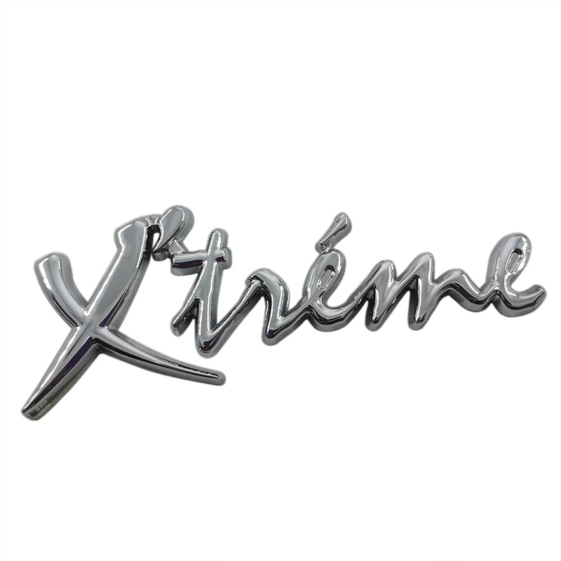 1pc Stiker Emblem Logo XTREME Bahan ABS Untuk Bagasi Belakang Mobil