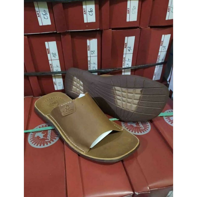 sandal pria full kulit sampai alasnya