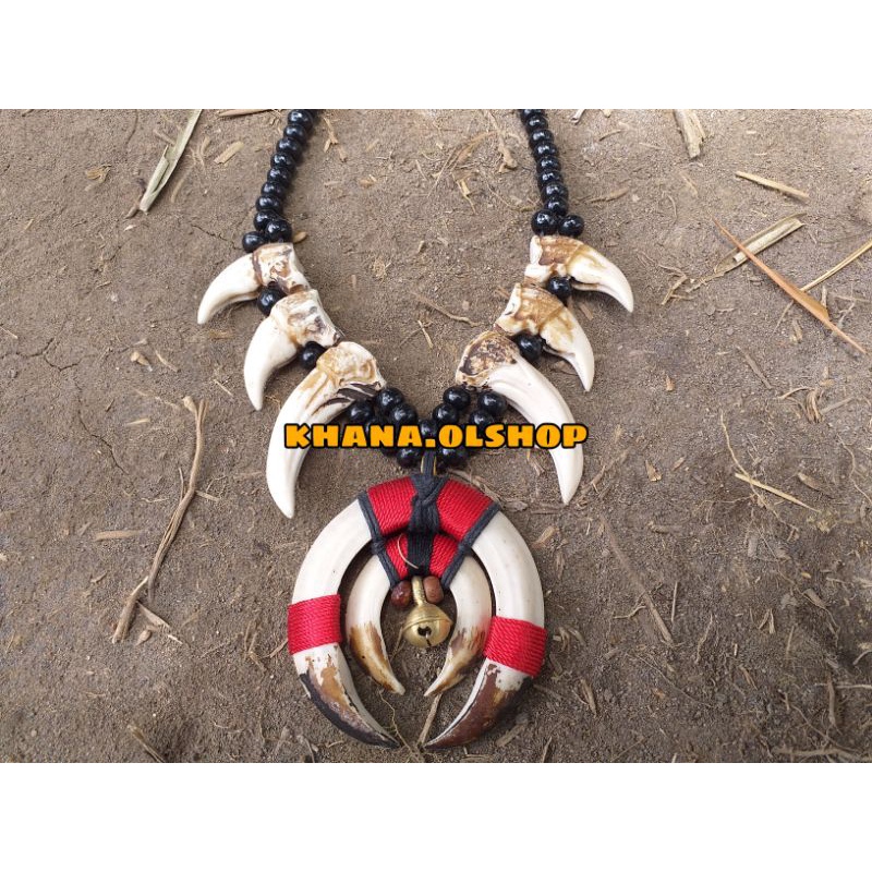 Kalung Dayak Taring Babi Etnik Kalimantan