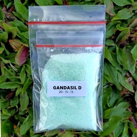 10 gr - GANDASIL D, pupuk Daun untuk awal pertumbuhan (masa vegetatif)