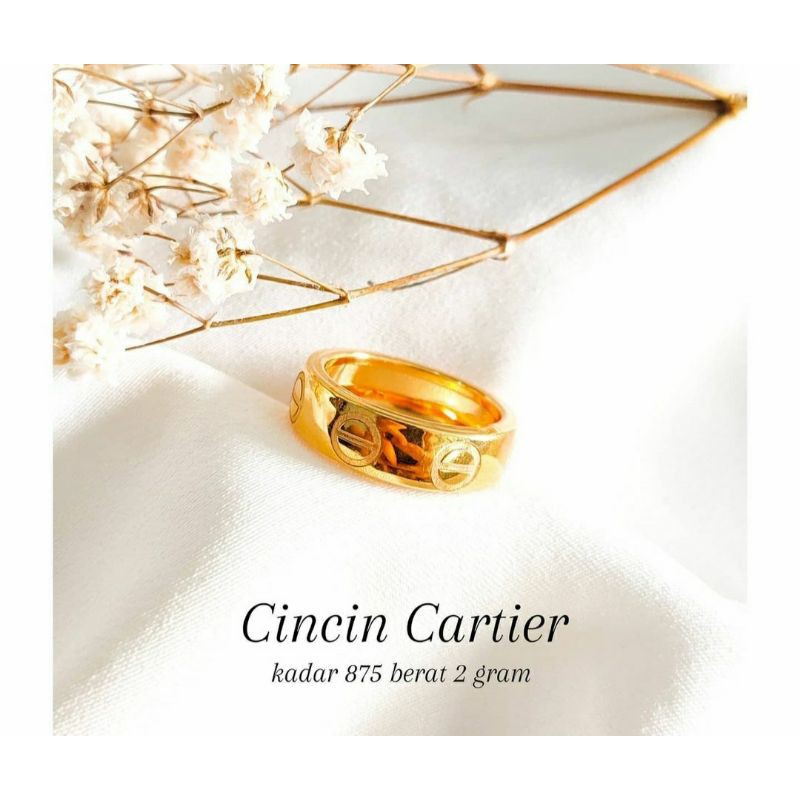 cincin korea model terbaru cincin emas asli kadar 875
