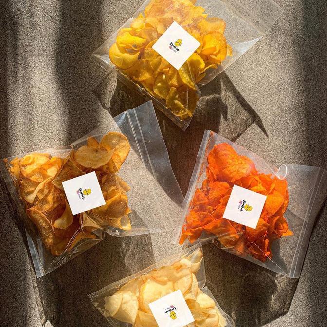 

~~~~~] Keripik Ubi / Keripik singkong 100 gram by Krophok - 7 bungkus